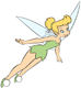 Tinker Bell flying