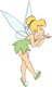 Tinker Bell blowing a kiss