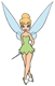 Tinker Bell holding wand