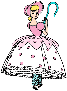 Bo Peep back view