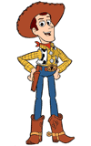 Woody smiling