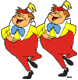 Tweedledee, Tweedledum