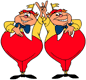 Tweedledee, Tweedledum