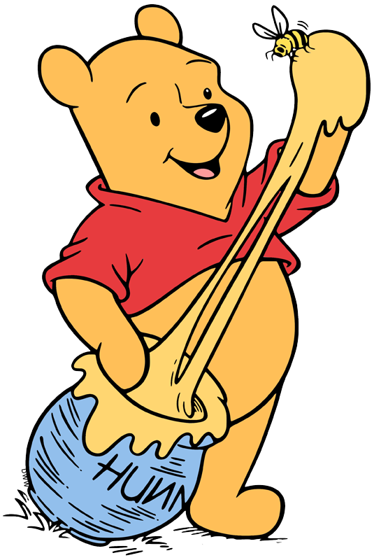 Winnie the Pooh Clip Art (PNG Images) | Disney Clip Art Galore, image size:535x800