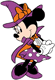 Minnie as a witch
