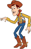 Woody waving