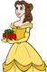 Belle holding present