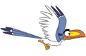 Zazu flying