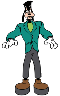 Goofy dressed as Frankenstein's monster