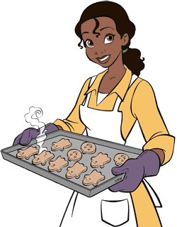 Tiana's Halloween cookies