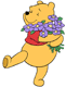 Winnie, bouquet of flowers