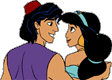 Aladdin, Jasmine back view