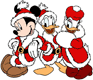 Donald, Daisy, Mickey