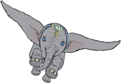 Dumbo flying