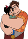 Wreck-It Ralph, Vanellope hugging