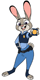 Judy Hopps holding badge