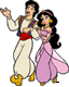 Aladdin, Jasmine walking