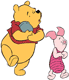 Anxious Pooh, Piglet