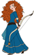 Merida with her bow