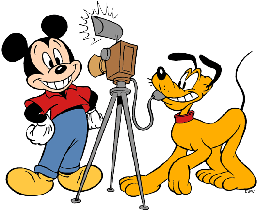 Mickey, Minnie and Pluto Clip Art 3