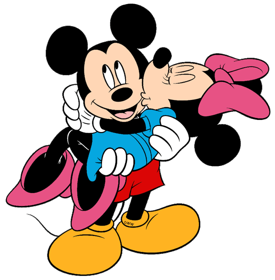 all-original. transparent images of Disney's Mickey and Minnie Mouse h...