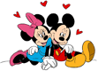 Mickey, Minnie in love