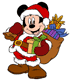 Mickey Mouse as Santa