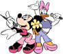 Minnie Mouse & Daisy Duck singing