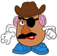 Mr. Potato Head bandit