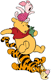 Pooh, Tigger, Piglet falling