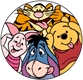 Pooh, Piglet, Tigger making faces