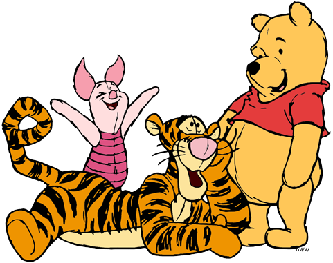 Winnie the Pooh, Piglet and Tigger Clip Art 2 Disney Clip Ar