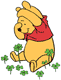 Winnie the Pooh, clovers