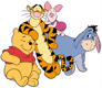 Pooh, Tigger, Eeyore, Piglet