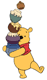 Winnie carrying honey pots