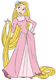 Rapunzel in pink dress