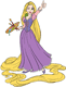 Rapunzel, Pascal painting