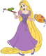 Rapunzel, Pascal painting