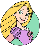 Rapunzel posing