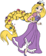 Rapunzel running