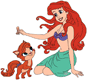 Ariel, Treasure on the beach