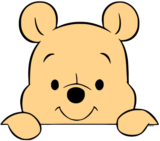 Baby Winnie The Pooh Characters SVG