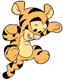 Baby Tigger bouncing