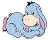 Baby Eeyore smiling