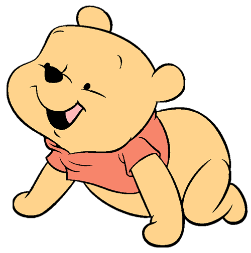 how to draw baby winnie the pooh face