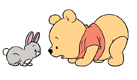 Baby Pooh, bunny rabbit