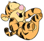 Baby Tigger laughing