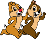 Chip, Dale running