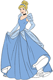 Cinderella with hand on hip