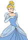 Cinderella in ball gown